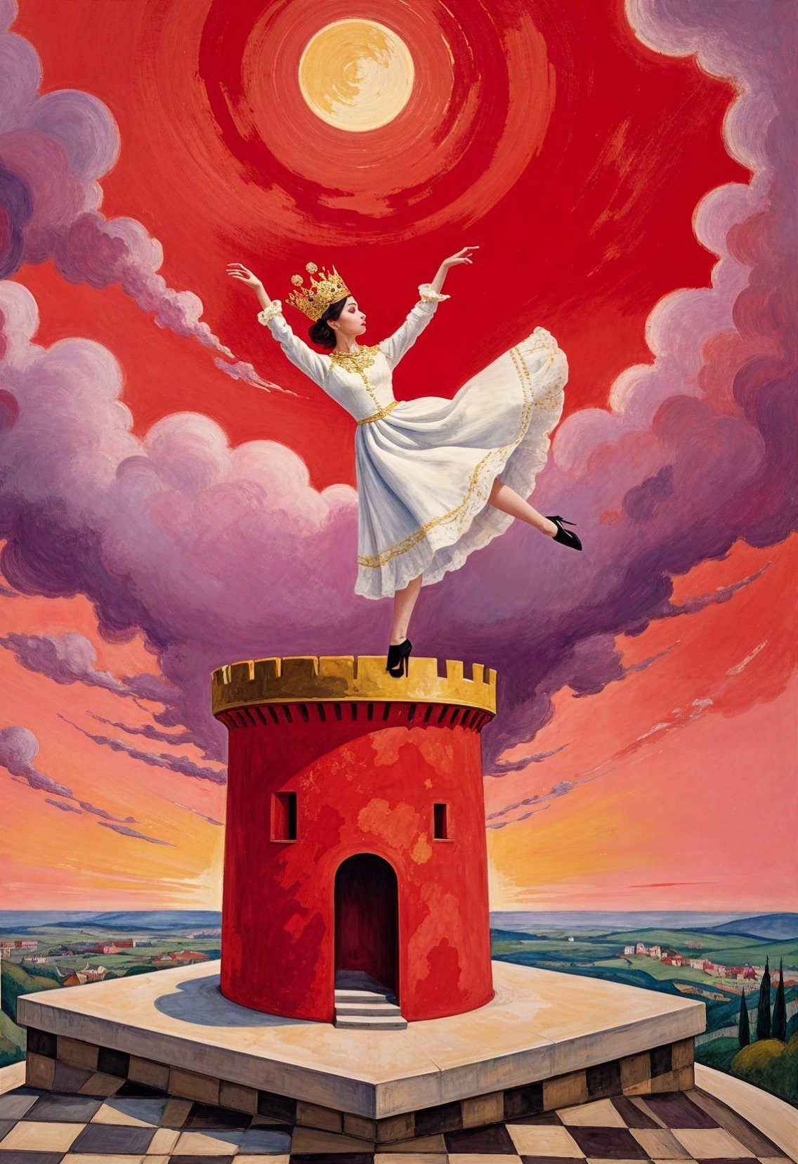 Dancing Dreams on a Turret of Light