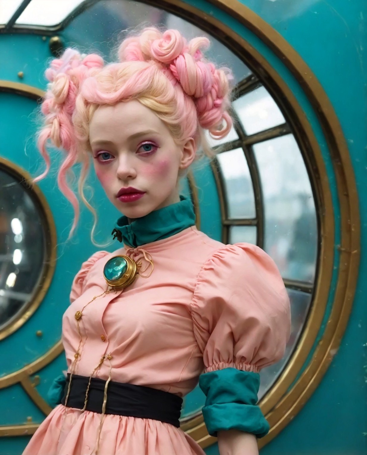 Whimsical Elegance in Vintage Pastels