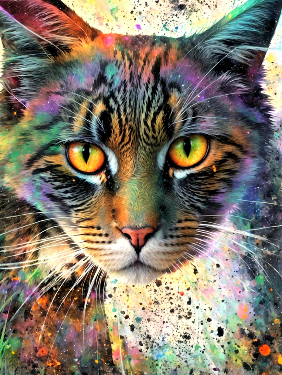 Colorful Feline Visionaries