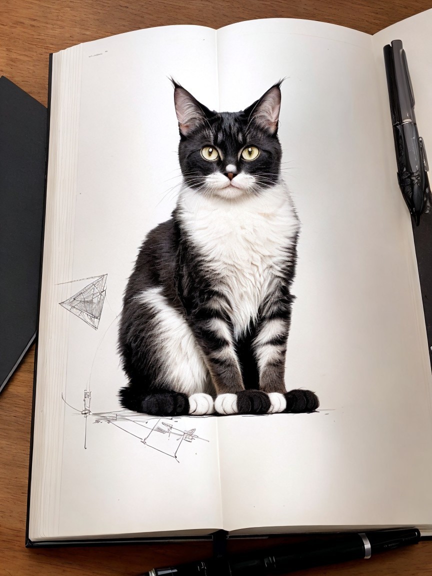 A Cat's Perspective on a Writer's Chaos (Photonic)