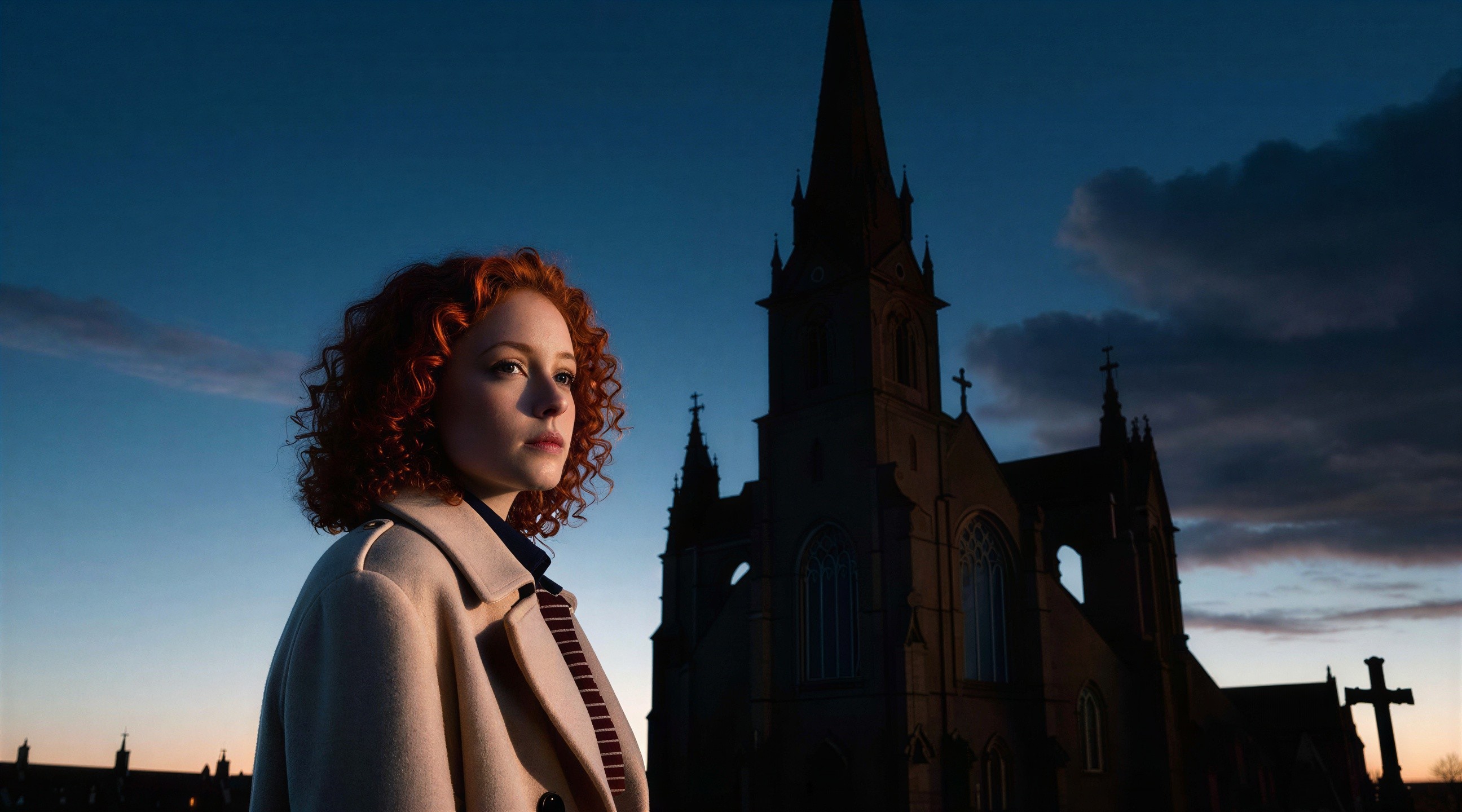 Golden Light and Contemplative Beauty