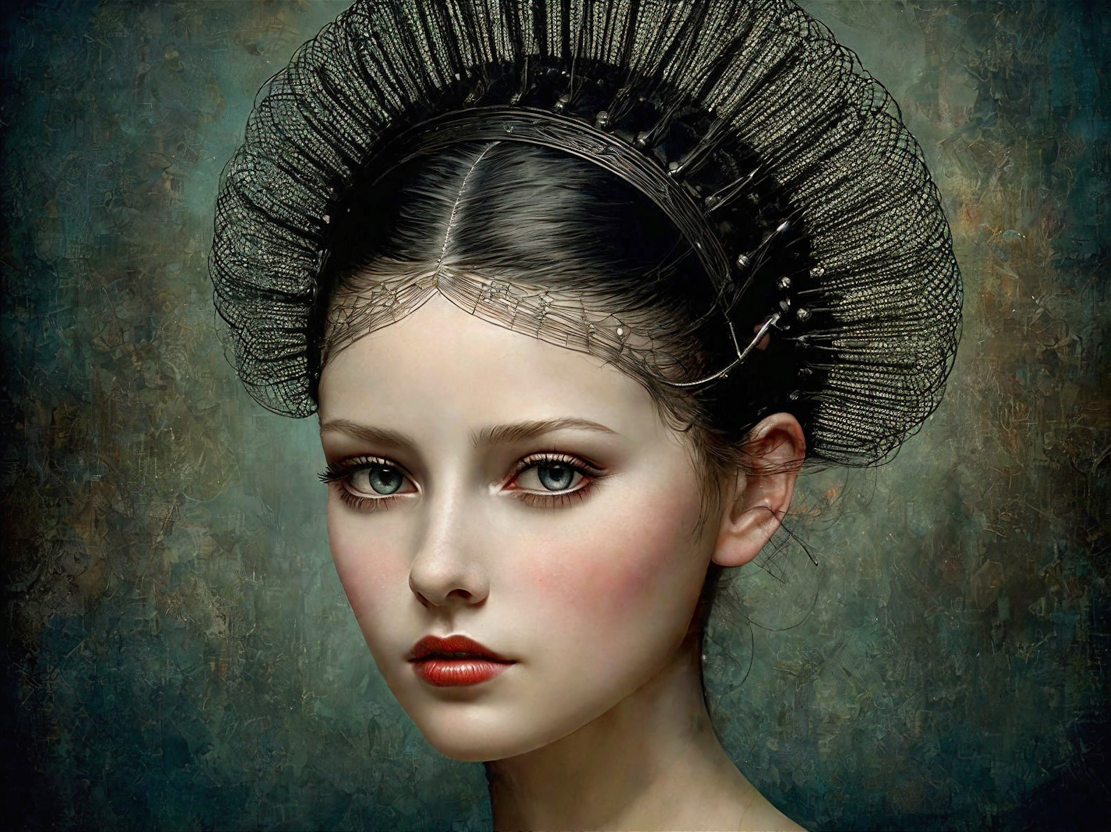 Elegant Portrait of a Young Woman