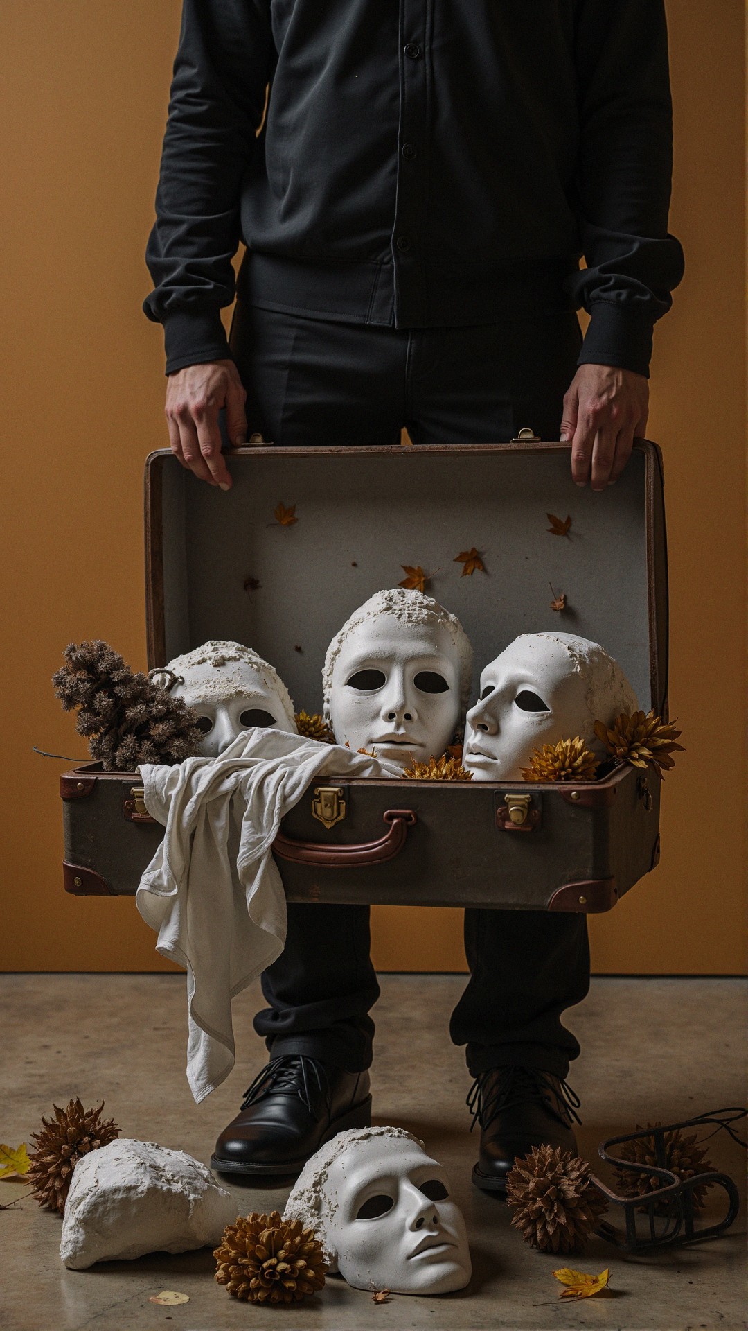 Masks of Identity: A Journey in Autumn