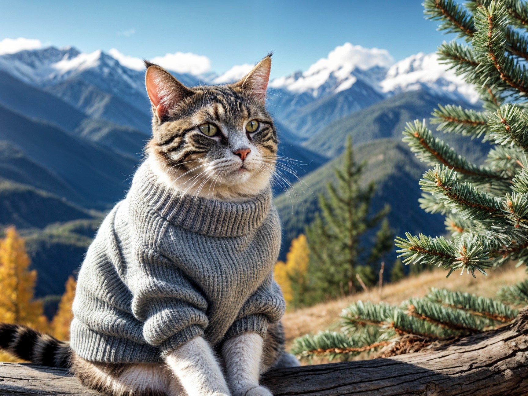 Cozy Cat in Mountain Paradise