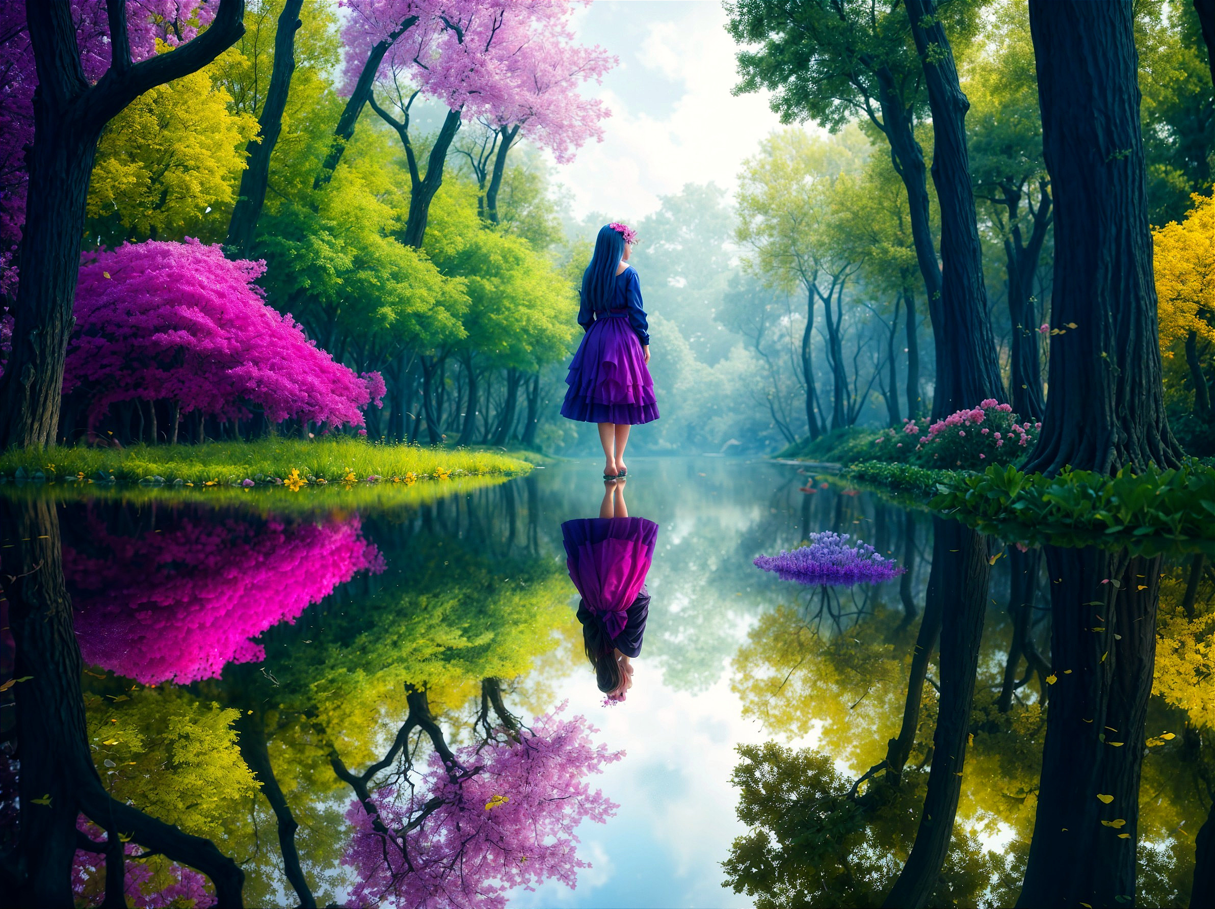 Serenity by the Tranquil Lake