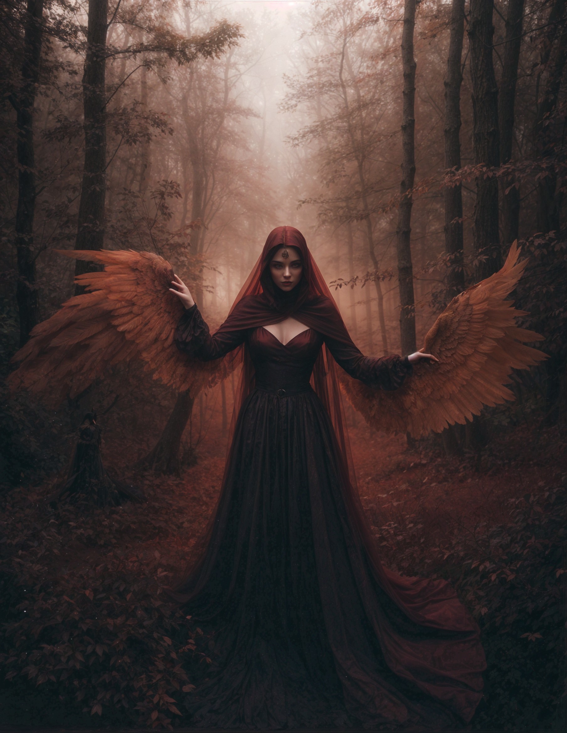 Mystical Wings in a Misty Forest 2