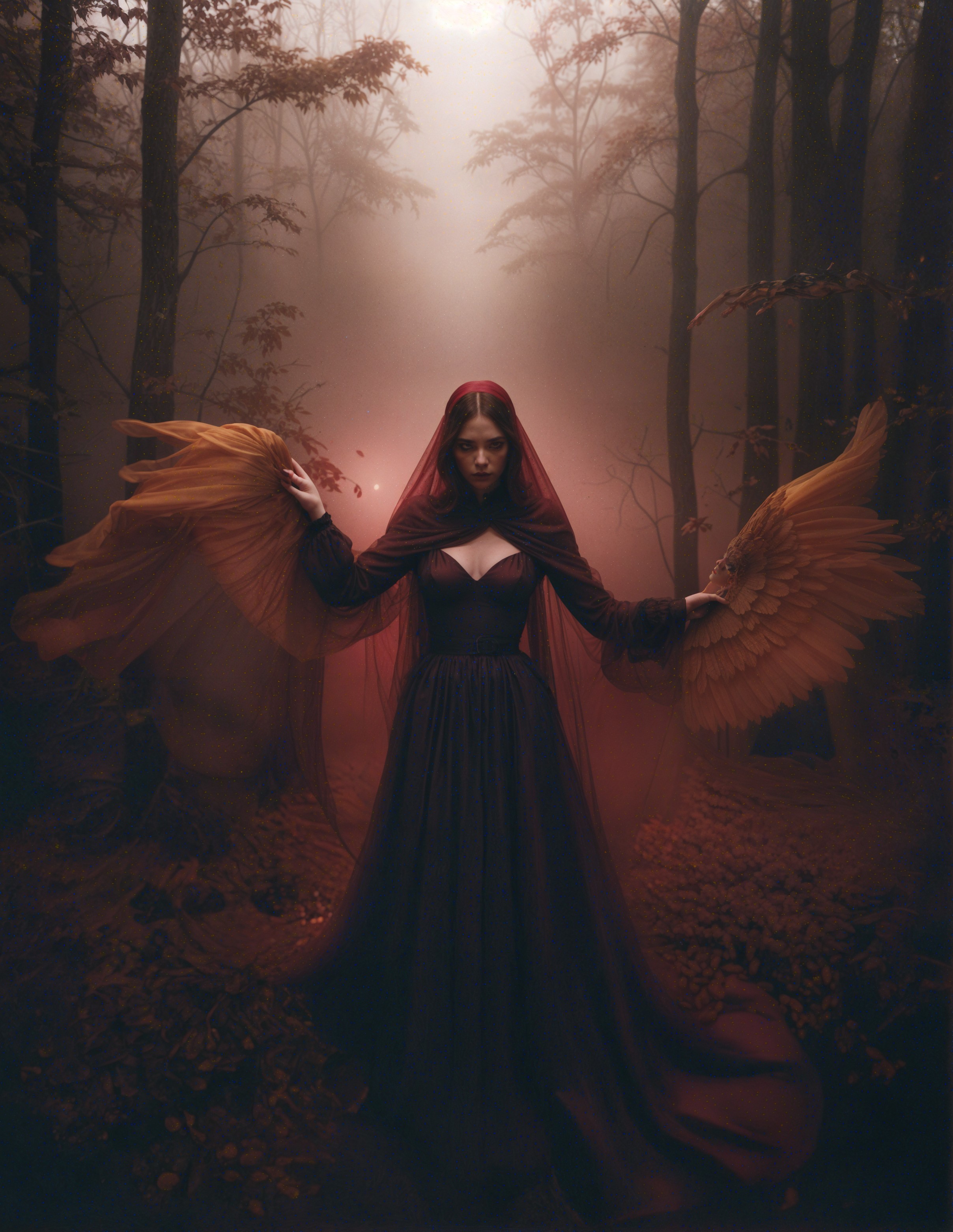 Enigmatic Figure in the Foggy Forest 3