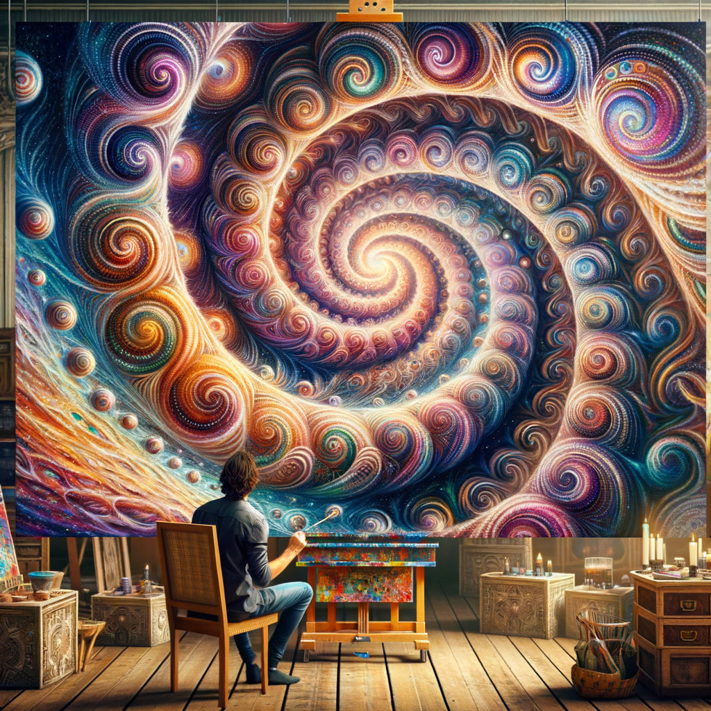 Creative Inspiration in a Colorful Studio