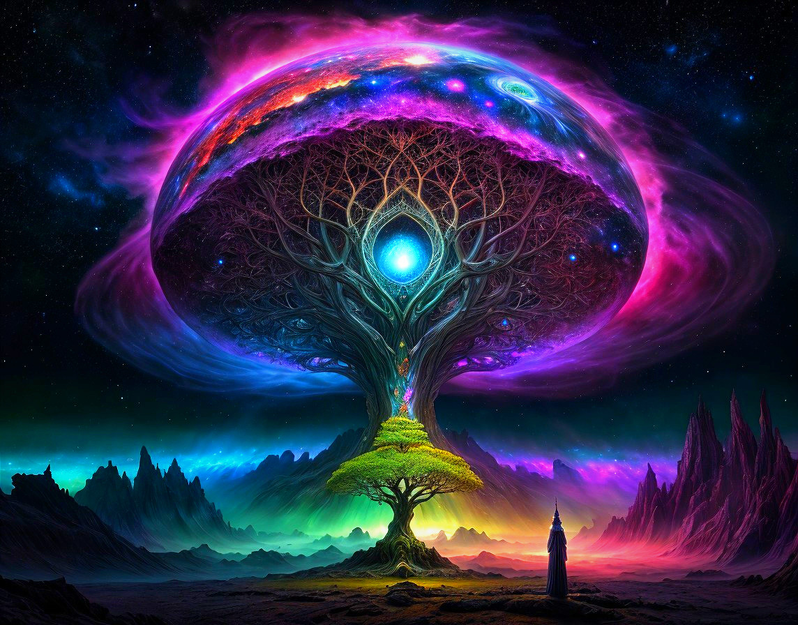 Galactic Wonder: The Celestial Tree