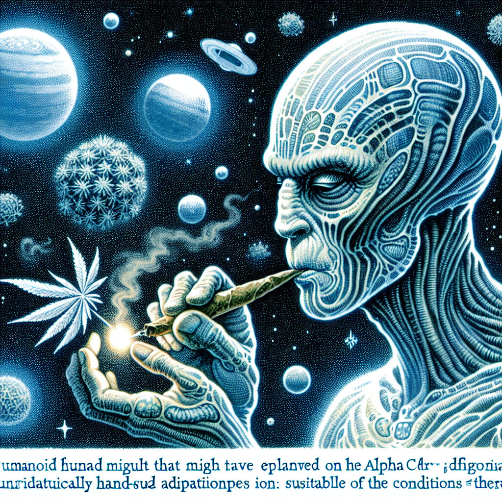 Vibrant Illustration of a Cosmic Being in Space