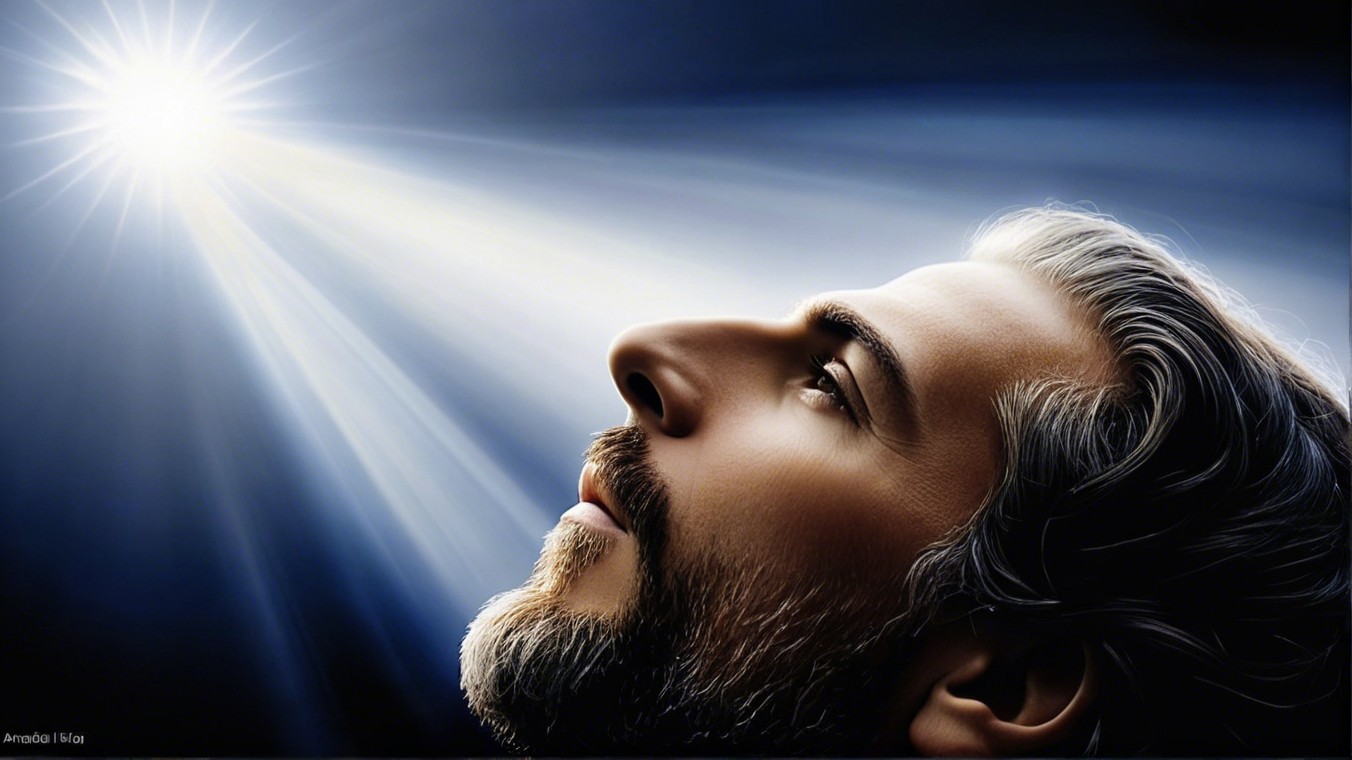 Contemplative Figure in Soft Light Symbolizing Hope