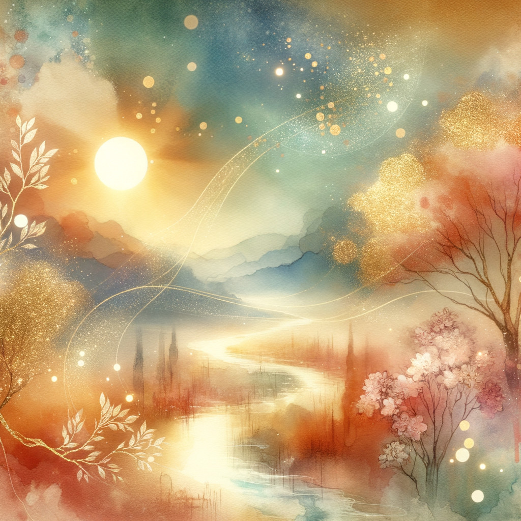 Tranquil River in Vibrant Autumn Landscape