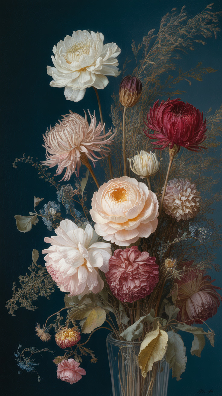 Stunning Bouquet of Peonies, Dahlias, and Wildflowers