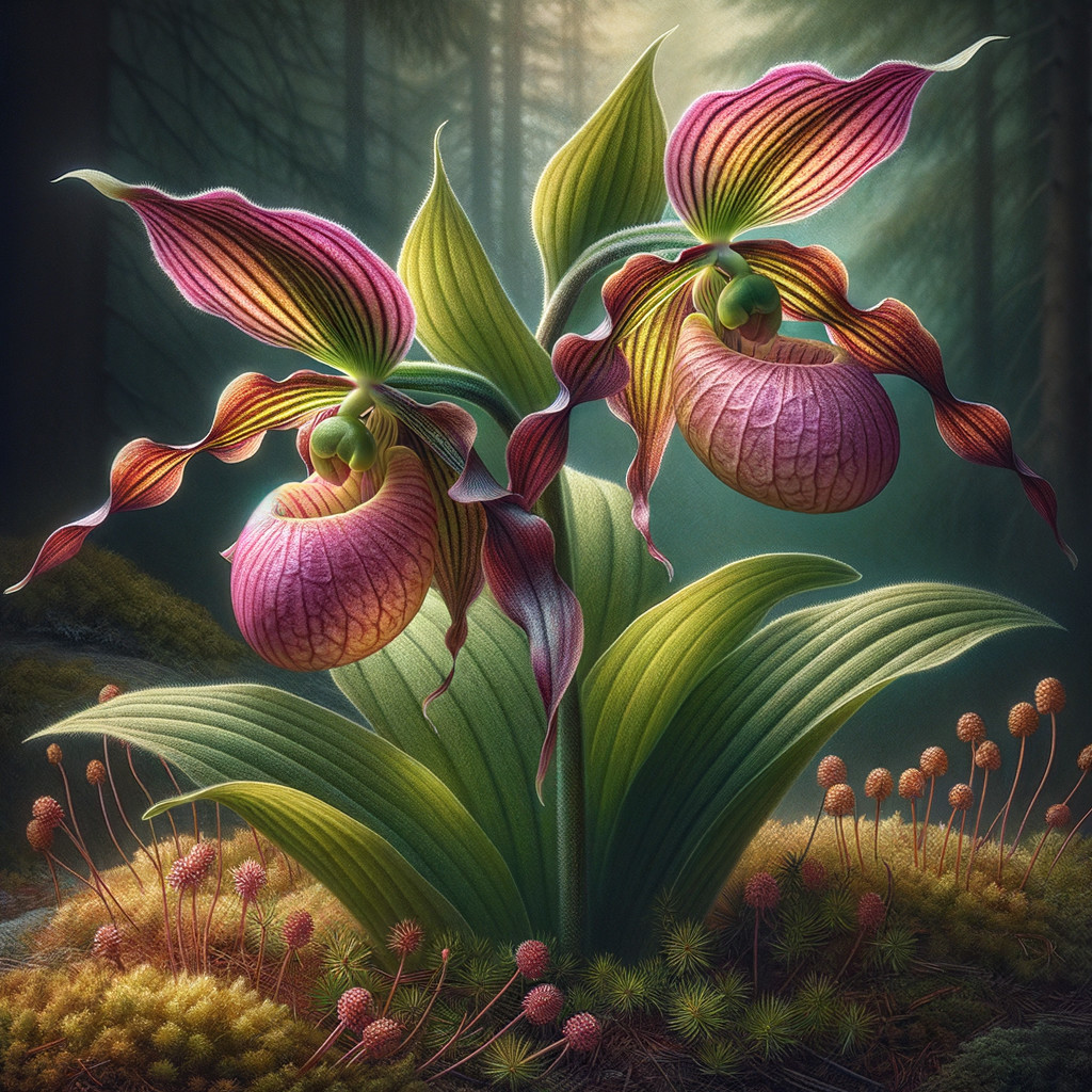 Close-up of a vibrant orchid with intricate petals