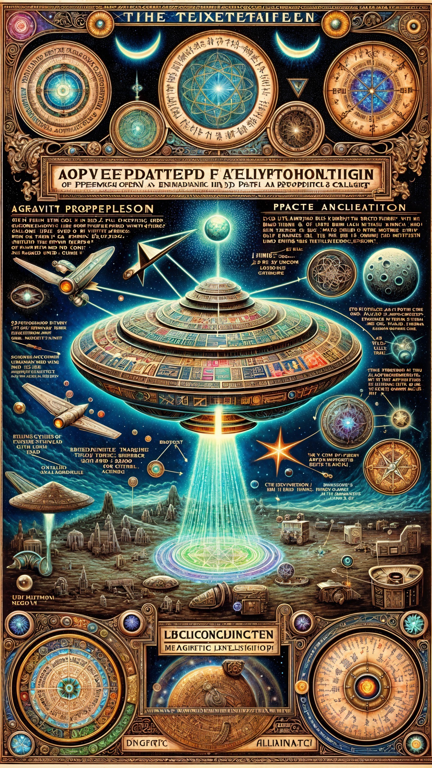 Intricate Cosmic Diagram of a Multi-Layered Universe
