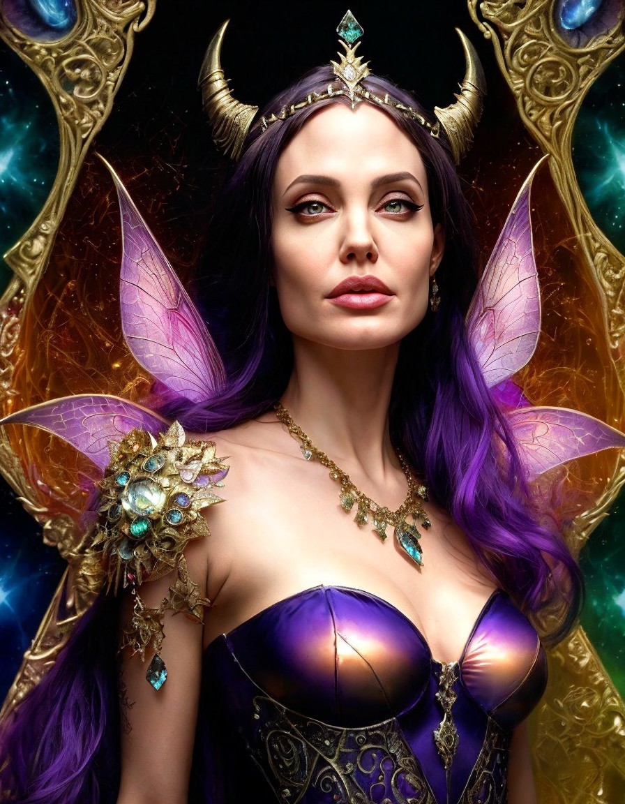 Character Portrait of a Woman with Mystical Elements