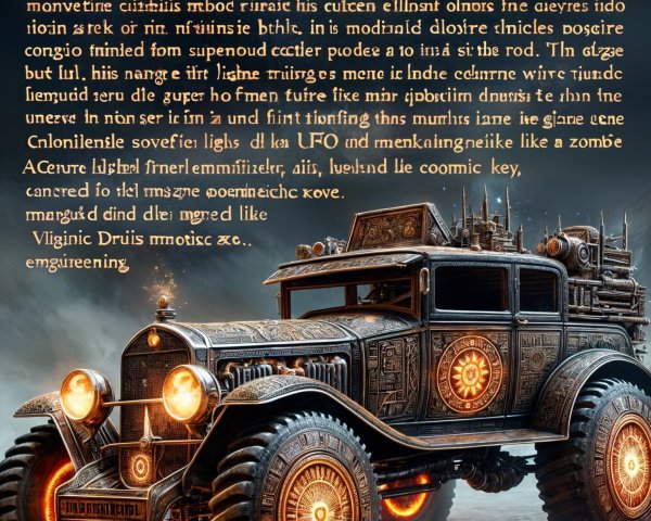 Vintage Zombie Apocalypse Vehicle with Unique Modifications