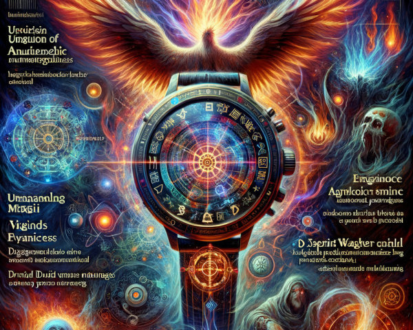 Vibrant Cosmic Scene with Mystical Symbols and Motifs