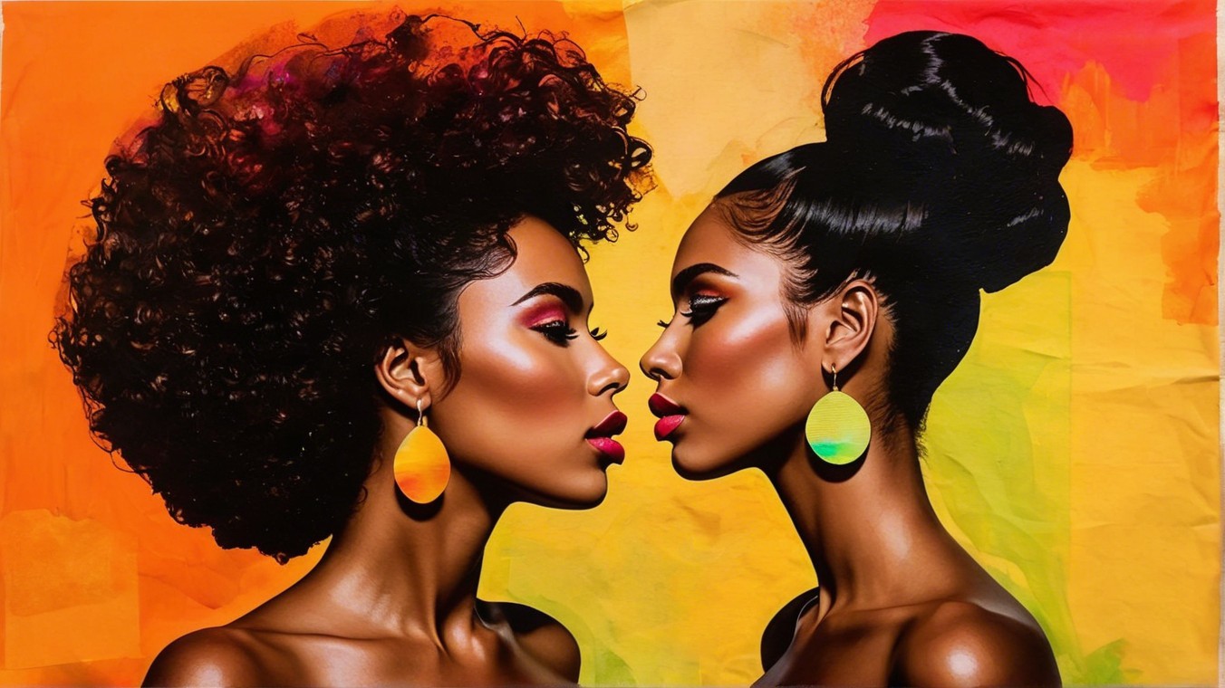 Black Women Showcasing Diverse Hairstyles and Beauty