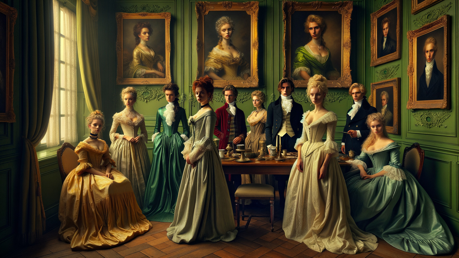 19th-Century Elegance in a Lavish Dining Room