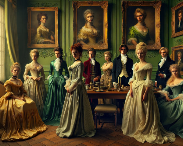 19th-Century Elegance in a Lavish Dining Room