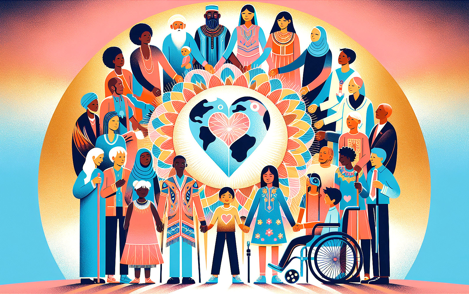 Diverse Group Representing Inclusivity Around Globe