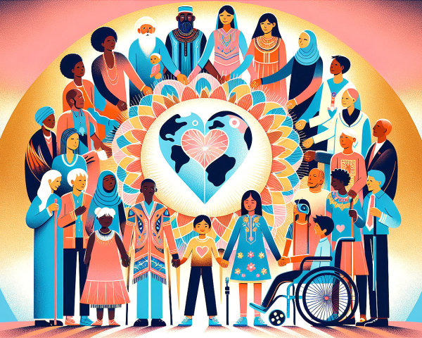 Diverse Group Representing Inclusivity Around Globe
