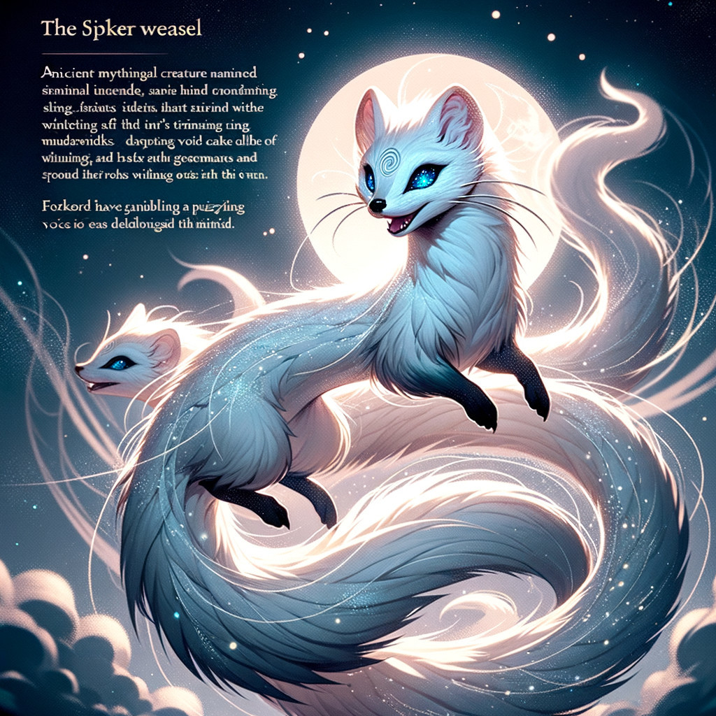 Description of the Spiker Weasel Mythical Creature