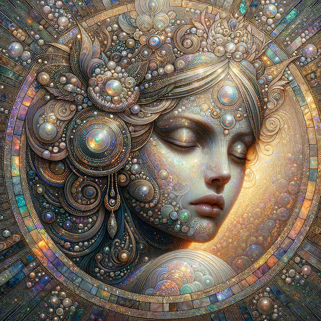 Intricate Dreamlike Portrait of a Serene Woman