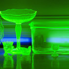 Ethereal Landscape Painting with Tranquil Water Scene