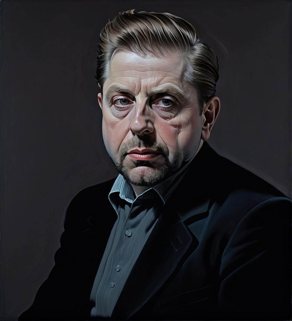 Portrait of a man in a dark blazer with serious expression