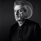 Close-Up Portrait of a Contemplative Man's Profile