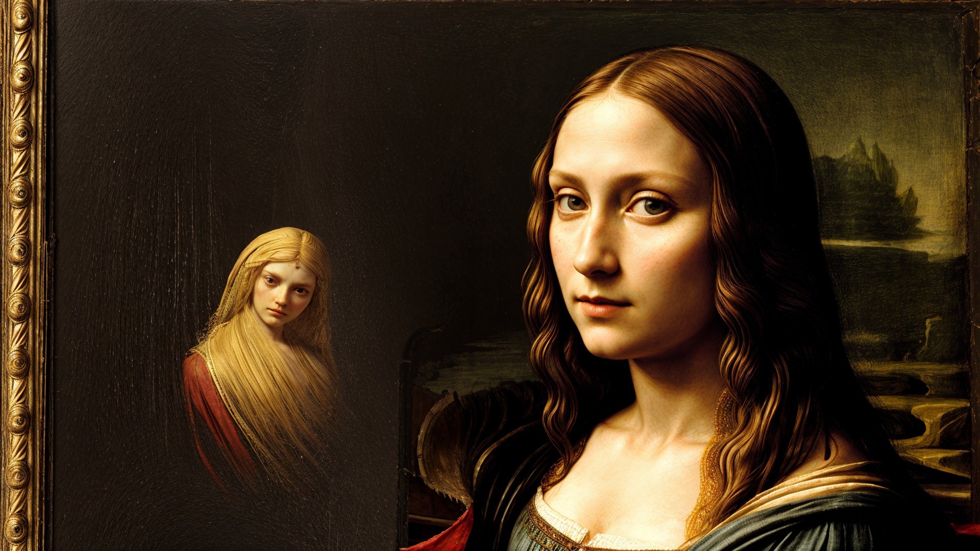 Renaissance Portrait of a Thoughtful Woman with Mystery