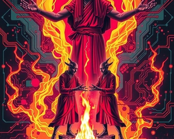 Fusion of Technology and Spirituality in Art