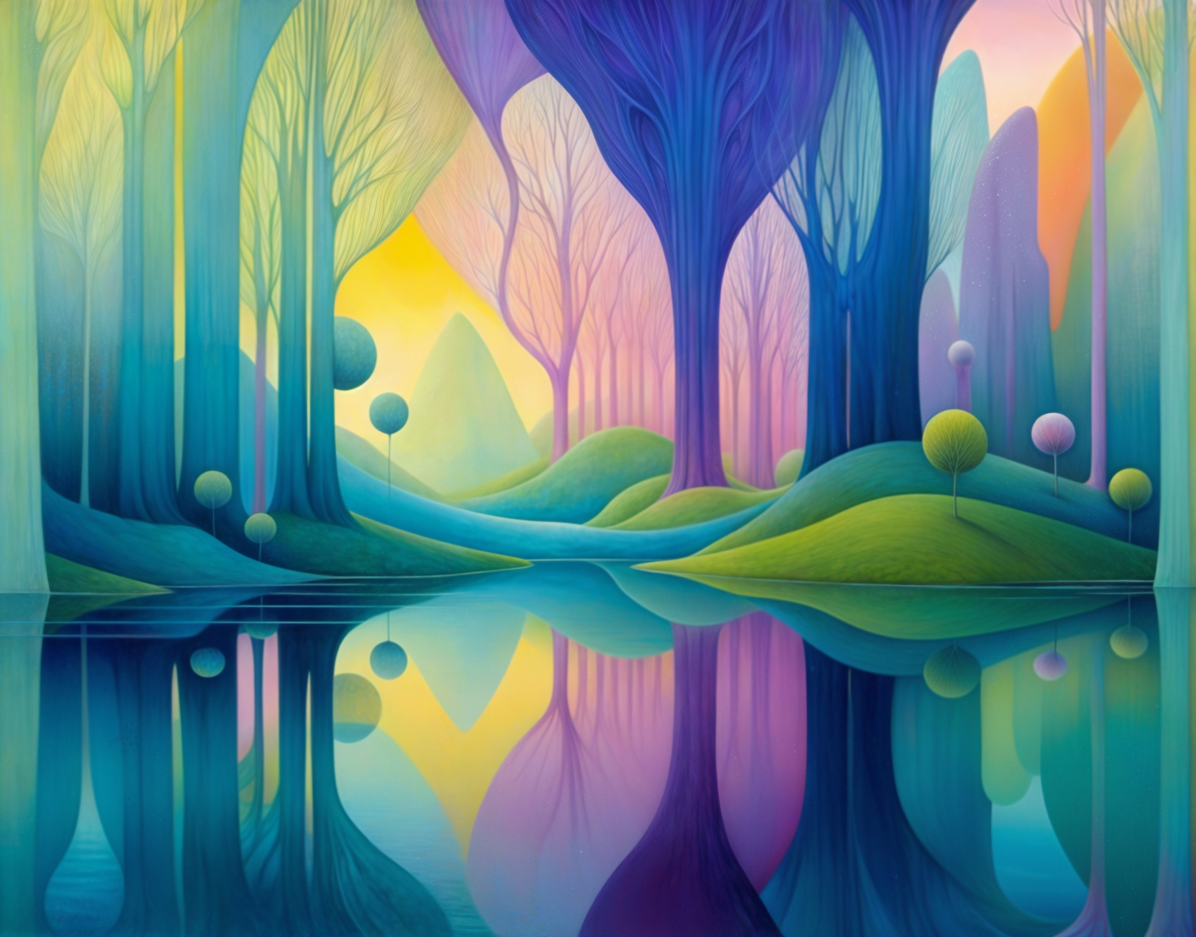 Dreamlike landscape