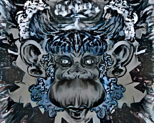 Surreal Creature with Exaggerated Features and Colors