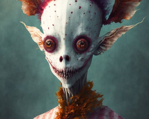 Detailed Portrait of a Bizarre Elongated Creature