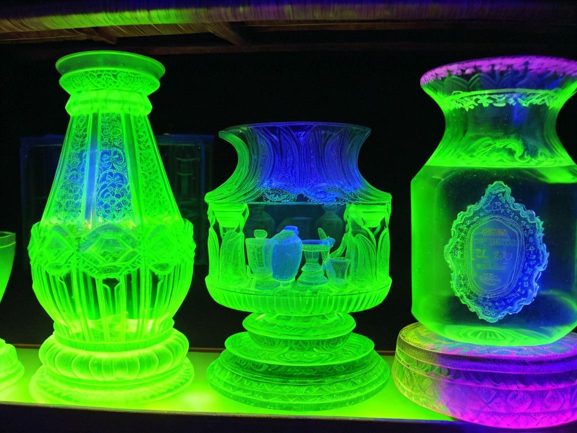 Intricately Designed Neon Glassware Collection