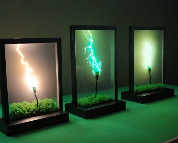 Illuminated Display Cases with Unique Light Effects