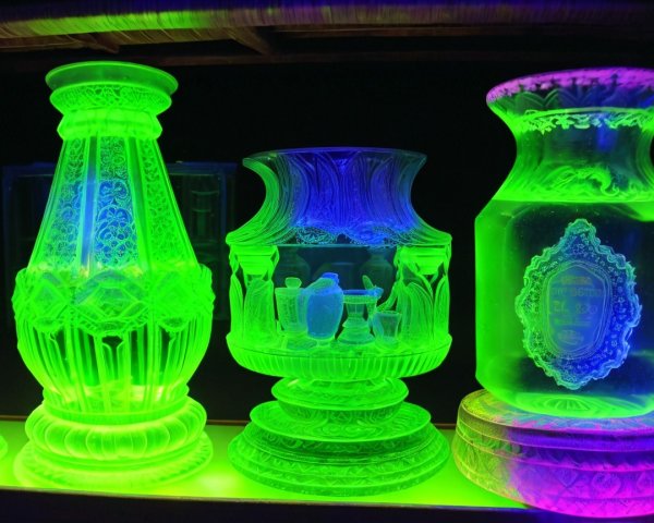 Intricately Designed Neon Glassware Collection