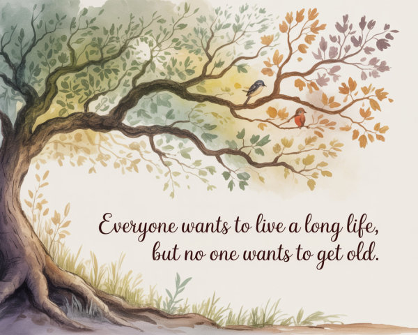 Illustration of a Colorful Tree with Birds and Reflection