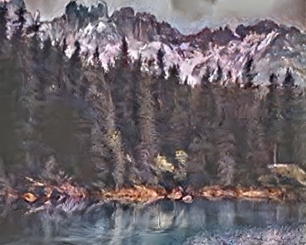 Serene Landscape with Lake and Mountains Reflection