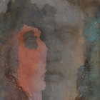 Stylized Couple with Guitar in Serene Palette