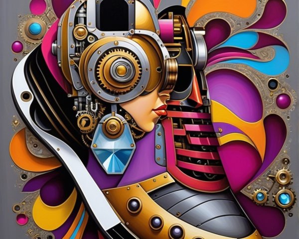 Surreal Artwork of Sneaker and Anthropomorphic Face