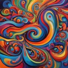 Colorful Cartoon Characters and Objects Illustration