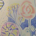 Vibrant Artwork of Three Distinct Characters in Attire