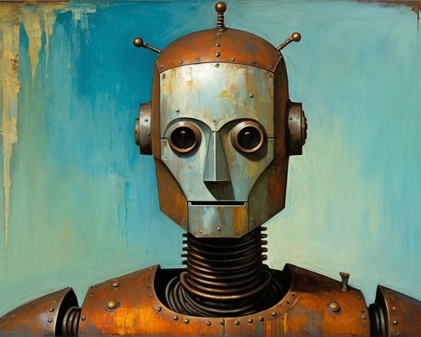 Vintage-Inspired Robot with Expressive Features