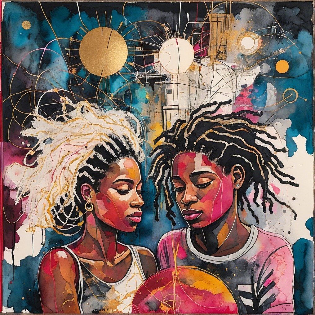 Portraits of Young Individuals with Textured Hair