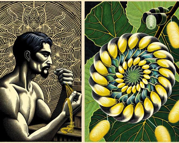 Triptych Exploring Creation and Transformation Themes