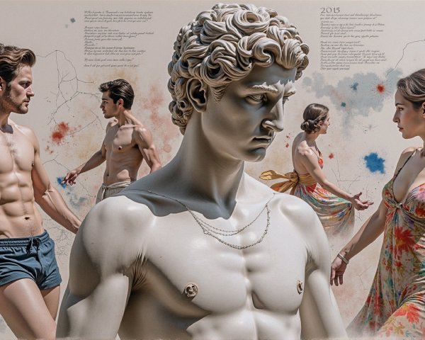 Dynamic Collage of Classical and Contemporary Elements